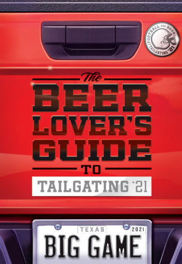 2021 Beer Lovers Guide to Tailgating brochure cover