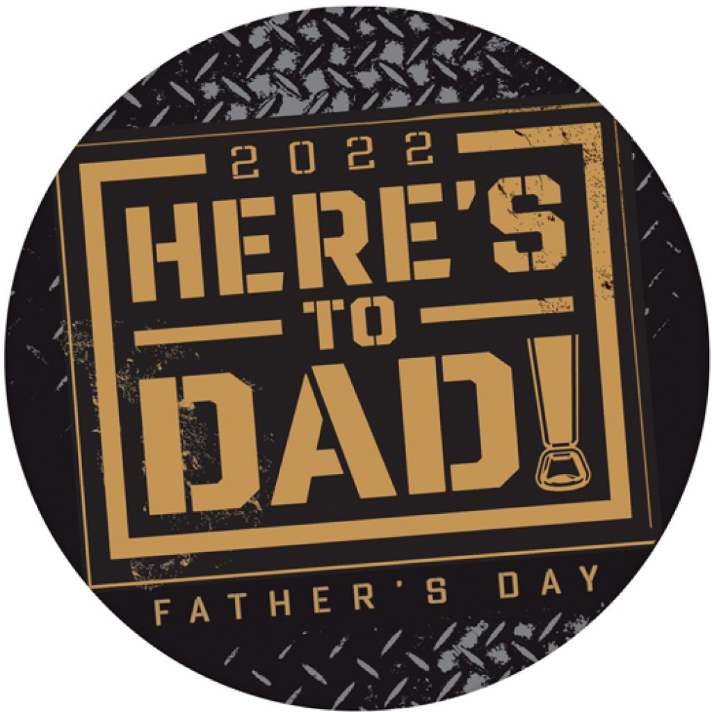 2022 Here's to Dad Booklet Cover